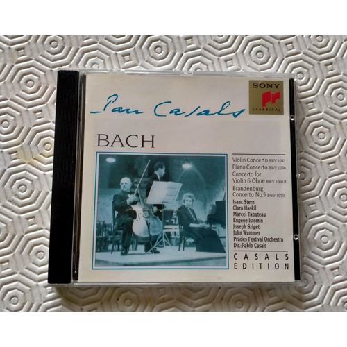 Concertos De Bach - Prades Festival Orchestra Dir. Pablo Casals