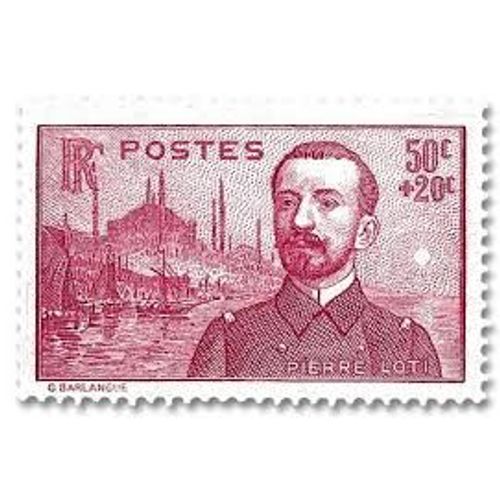 Pour Le Fonds D'Érection D'Un Monument À Pierre Loti : Portrait Année 1937 N° 353 Yvert Et Tellier Luxe