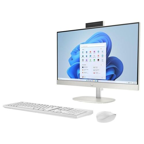 HP 24-cr0067nf - 23.8" Ryzen 5 7520U 2.8 GHz 16 Go RAM 512 Go Blanc AZERTY