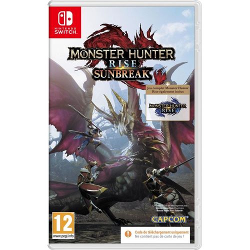 Monster Hunter Rise : Sunbreak (Code In A Box) Switch
