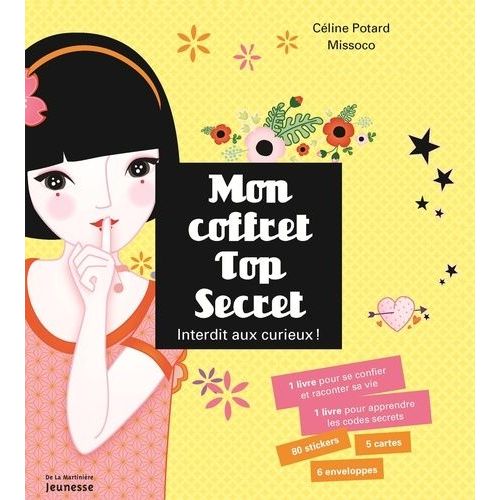 Mon Coffret Top Secret - Coffret En 2 Livres Avec 80 Stickers, 5 Cartes Et 6 Enveloppes : Mon P'tit Journal Secret - Codes Secrets, Mode D'emploi