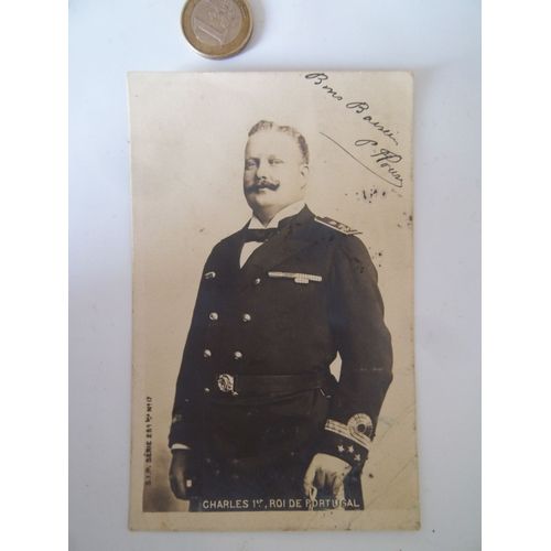 Carte 1905 Charles Ier, Roi De Portugal Assassiné À Lisbonne En 1908