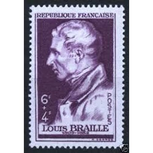Louis Braille Au Profit De L'Entraide Française Année 1946 N° 793 Yvert Et Tellier Luxe