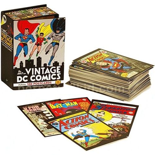 Dc Comics - Le Meilleur Des Super-Héros - 100 Cartes Postales Collector