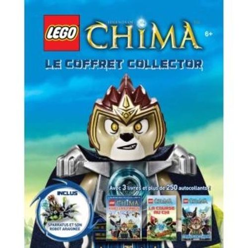 Lego Legends Of Chima, Le Coffret Collector - Avec 3 Livres Et Plus De 250 Autocollants ! Inclus : Lego Sparratus Et Son Robot Araignée