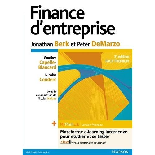 Finance D'entreprise - Pack Premium Avec Plateforme E-Learning Interactive