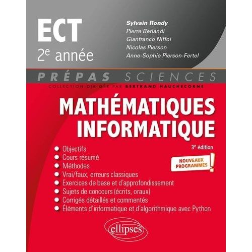 Mathématiques Informatique Ect 2e Année