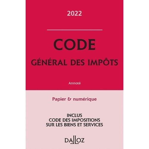 Code Général Des Impôts - Annoté