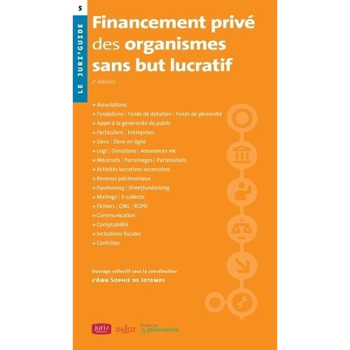 Financement Privé Des Organismes Sans But Lucratif