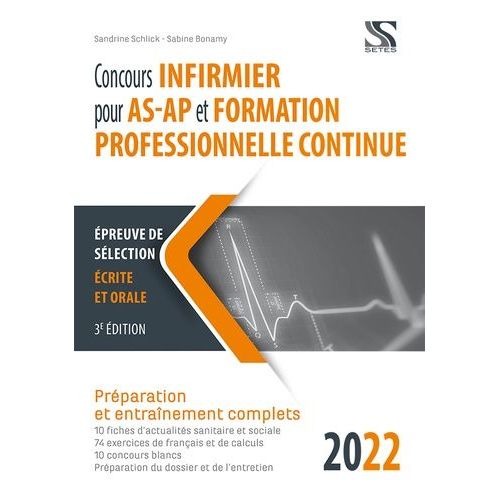 Concours Infirmier Pour As-Ap Et Formation Professionnelle Continue