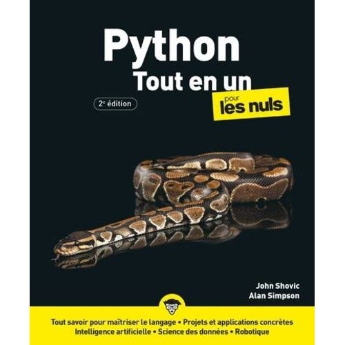 Python Tout En Un Pour Les Nuls