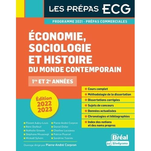 Economie, Sociologie Et Histoire Du Monde Contemporain - 1re Et 2e Années