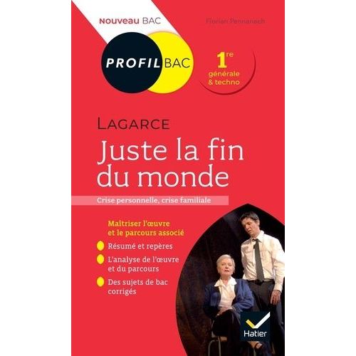 Juste La Fin Du Monde, Lagarce - Bac 1re Générale Et Techno