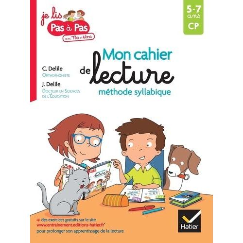 Français Cp 5-7 Ans Mon Cahier De Lecture Méthode Syllabique
