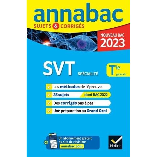 Svt Spécialité Tle Générale - Sujets & Corrigés