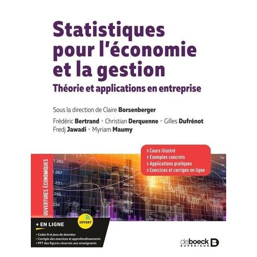 Statistiques Pour L'économie Et La Gestion - Théorie Et Applications En Entreprise