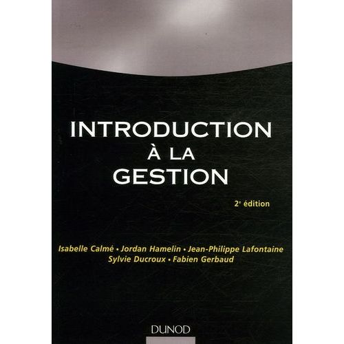 Introduction À La Gestion