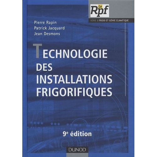 Technologie Des Installations Frigorifiques