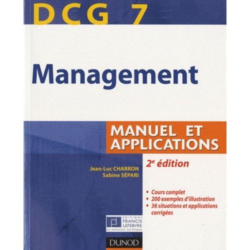 Management Dcg 7 - Manuel Et Applications