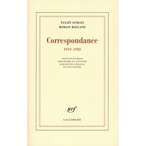 Correspondance - 1919-1935