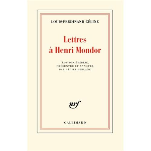 Lettres À Henri Mondor