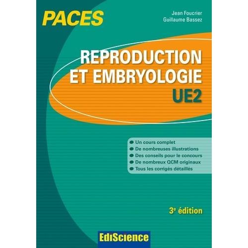 Reproduction Et Embryologie Ue2 Paces 1re Année