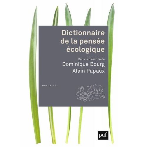 Dictionnaire De La Pensée Écologique