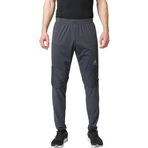 Odlo Pantalon De Running Zeroweight Warm Pour Homme, S, Bleu Marine - S