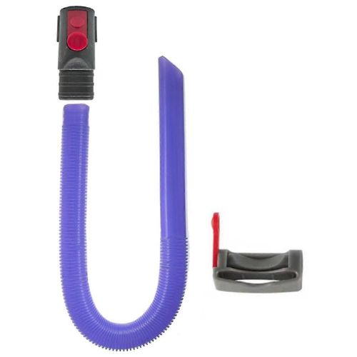 Kit de nettoyage d¿évent de sécheuse pour V7 V8 V10 V11 V15 Accessoire de tuyau d¿aspirateur Extracteur de peluches pour le nettoyage avec verrouillage de l¿interrupteur