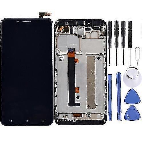 Écran Lcd Oem Compatible Avec Asus Zenfone 3 Max Zc553kl / X00d Digitizer Complete Assembly (Noir Avec Cadre)