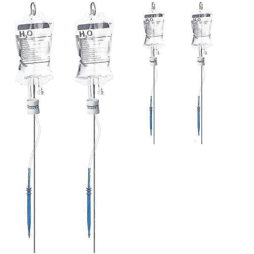 4 Pcs Plante Système D¿arrosage Automatique Plante 350ml Plante Irrigation Goutte À Goutte Sac Avec Métal Support Rod-5
