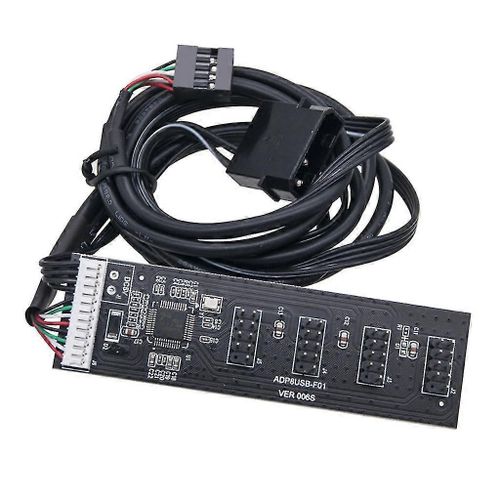 Adaptateur de hub USB 9pin Carte principale 1 à 4 Câble d¿extension de carte mère 20cm de longueur