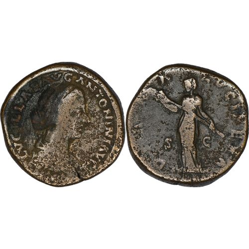 Rome - Sesterce - Lucille - 164 Ad - Diana Lvcifera - Ric.1734 - 25-211