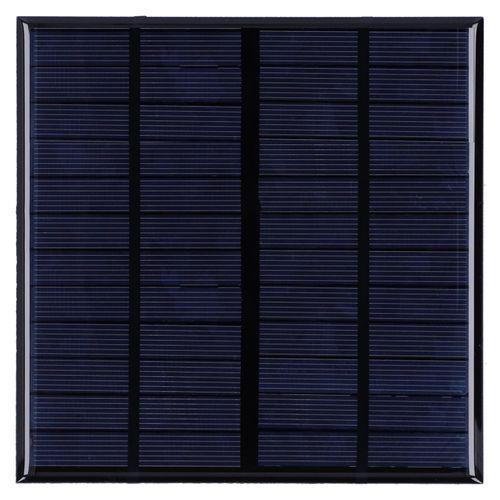 CONNOR Panneau solaire, module de batterie, composant electronique, 3 W, 12 V CC, 145 x 145 mm