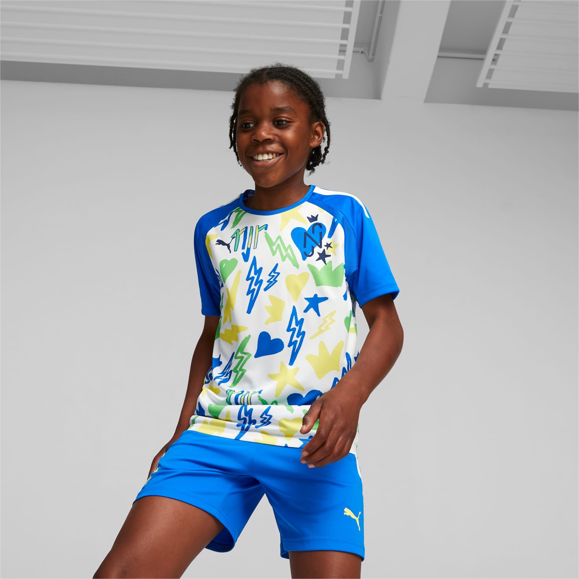 PUMA Chaussure Maillot de football Neymar Jr Enfant et Adolescent