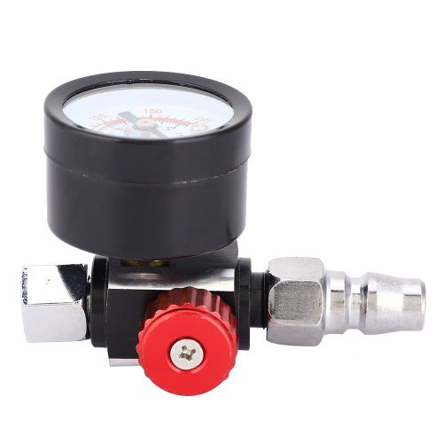 CONNOR Regulateur de pression pour pistolet pulverisateur pneumatique 1/4 po avec manometre