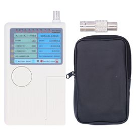 CONNOR Testeur de cables coaxiaux multifonction 4 en 1, outil reseau RJ11/RJ45/USB/BNC