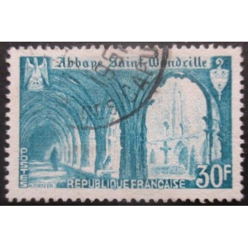 France N°888 Abbaye De St Wandrille Oblitéré