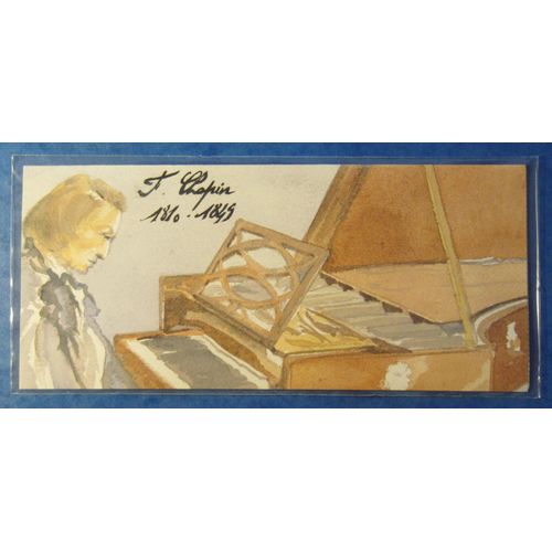 150ème Anniversaire De La Mort De Frédéric Chopin Émission Commune France/Pologne Pochette Souvenir N° 16 Année 1999 N° 3287 Yvert Et Tellier Luxe