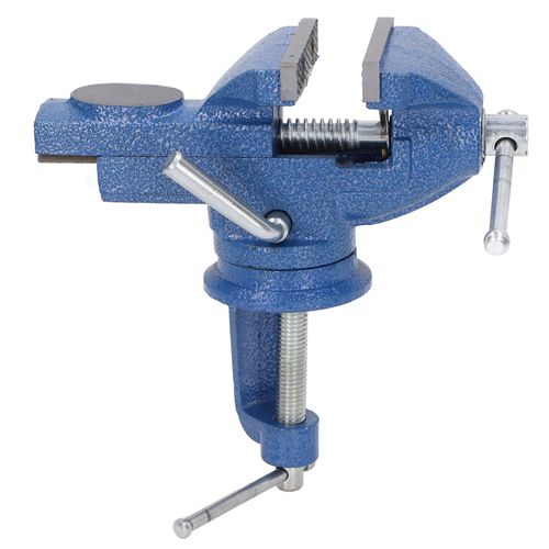 CONNOR etau d'etabli 2 3/4 po, mini etau universel multifonctionnel a 360 degres en acier, pour projets de menuiserie et de bricolage