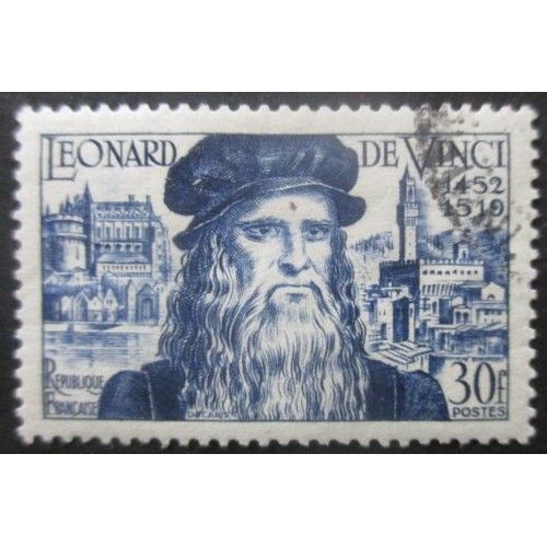 France N°929 Léonard De Vinci Oblitéré