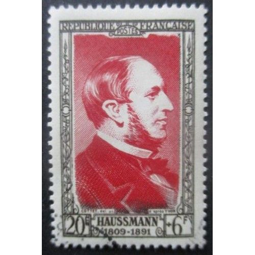 France N°934 Baron Haussmann Oblitéré