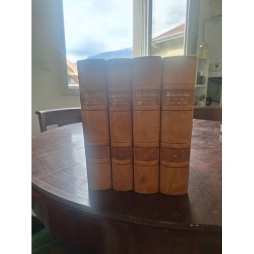 Beaumarchais Sa Vie Son Oeuvre Edition Union Latine 1932 4 Volumes