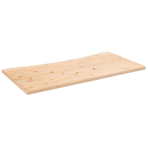Vidaxl Dessus De Bureau 110x55x2,5 Cm Bois Massif De Pin