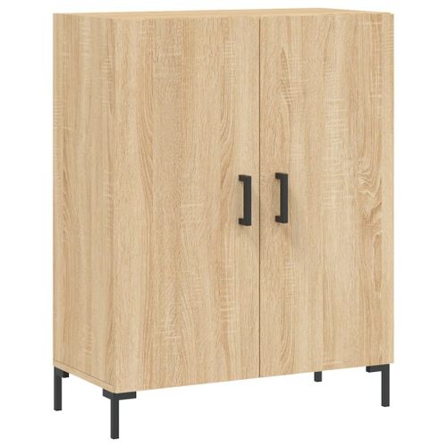 Vidaxl Buffet Haut Chêne Sonoma 69,5x34x180 Cm Bois D'ingénierie