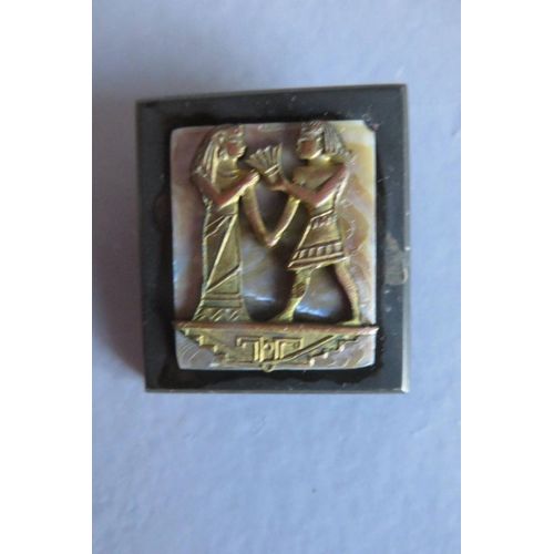 Ancien Insigne Broche Égyptien