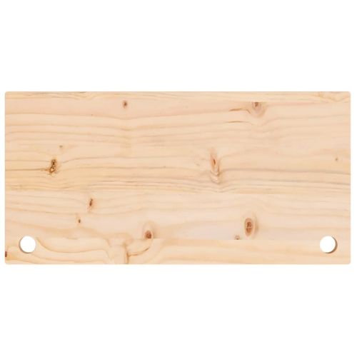 Vidaxl Dessus De Bureau 80x40x2,5 Cm Bois Massif De Pin