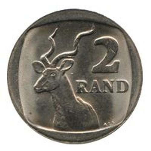 Pièce 2 Rand Afrique Du Sud - 1989