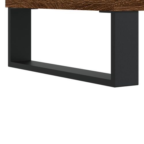 Vidaxl Buffets 2 Pcs Chêne Marron Bois D'ingénierie