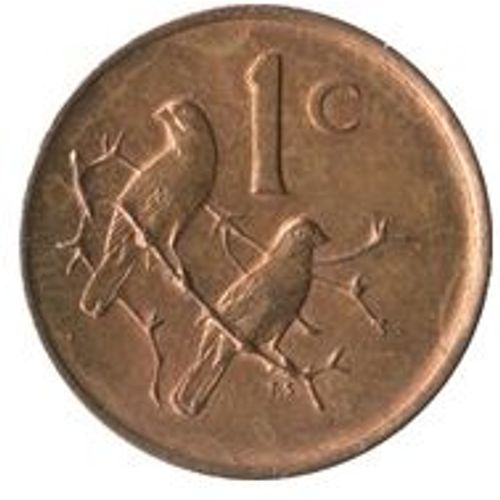 Pièce 1 Cent Afrique Du Sud - 1989